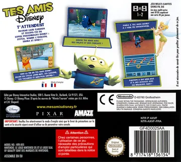 Disney Friends (Europe) box cover back